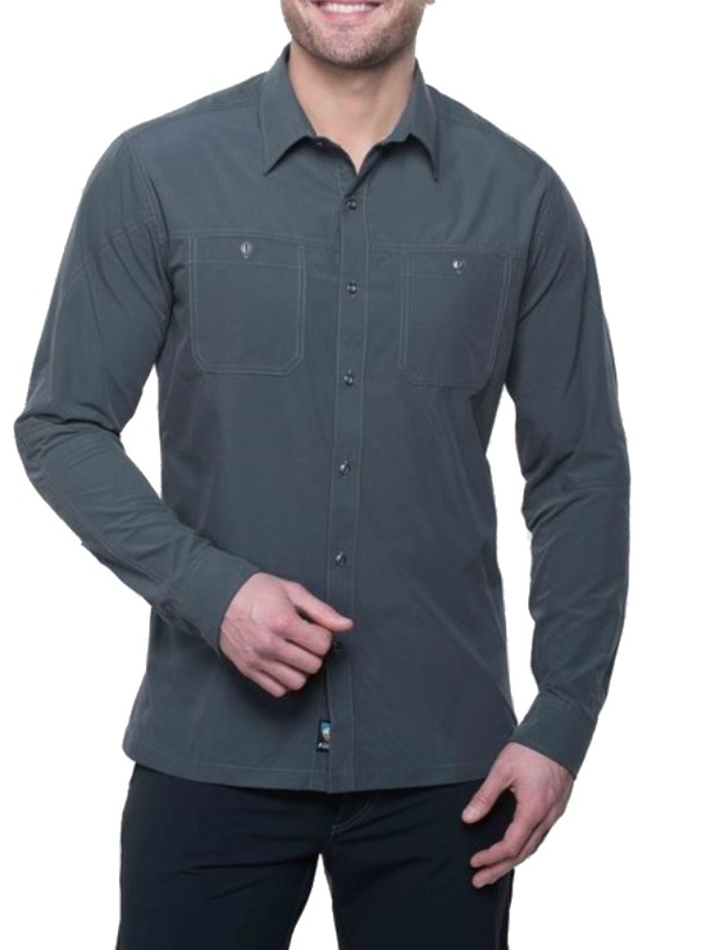 Kuhl Bakbone Long Sleeve Carbone Button Up Sz. M
